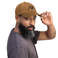 Casquette Velours Côtelé Brodée « Les Oies Sauvages » – Camel