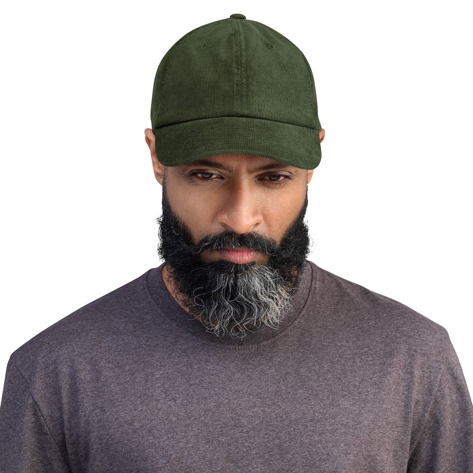 Casquette velours côtelé unie noir CHT'M Boutique