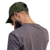 Casquette Velours Côtelé Brodée « Les Oies Sauvages » – Olive