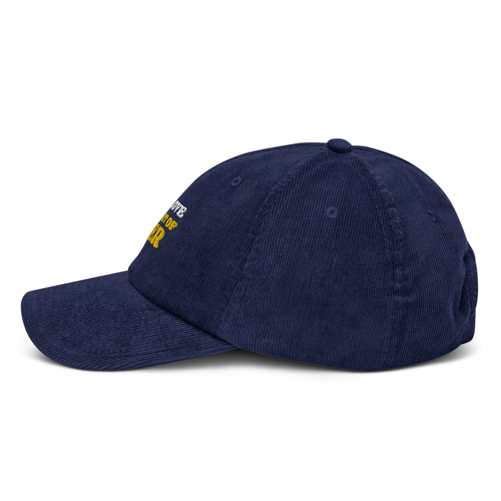 Casquette en velours côtelé - LUCK LOVE AND A LOT OF BEER