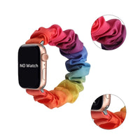 Bracelet Apple Watch chouchou scrunchie, vue détaillée 5