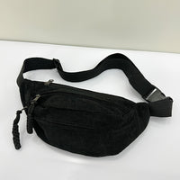 Sac banane velours vert – vue 5
