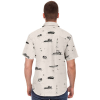 chemise homme mode à bateaux