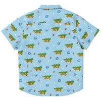 chemise enfants crocodile manches courtes