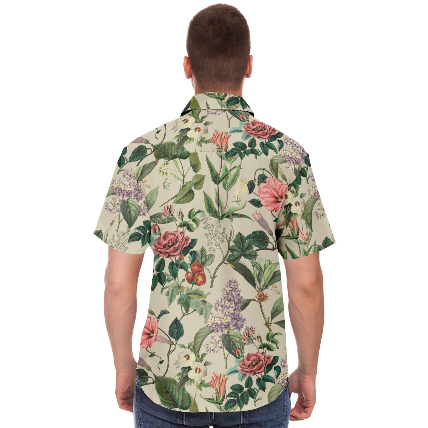 vêtement homme à fleurs