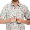 chemise trendy homme à fleurs
