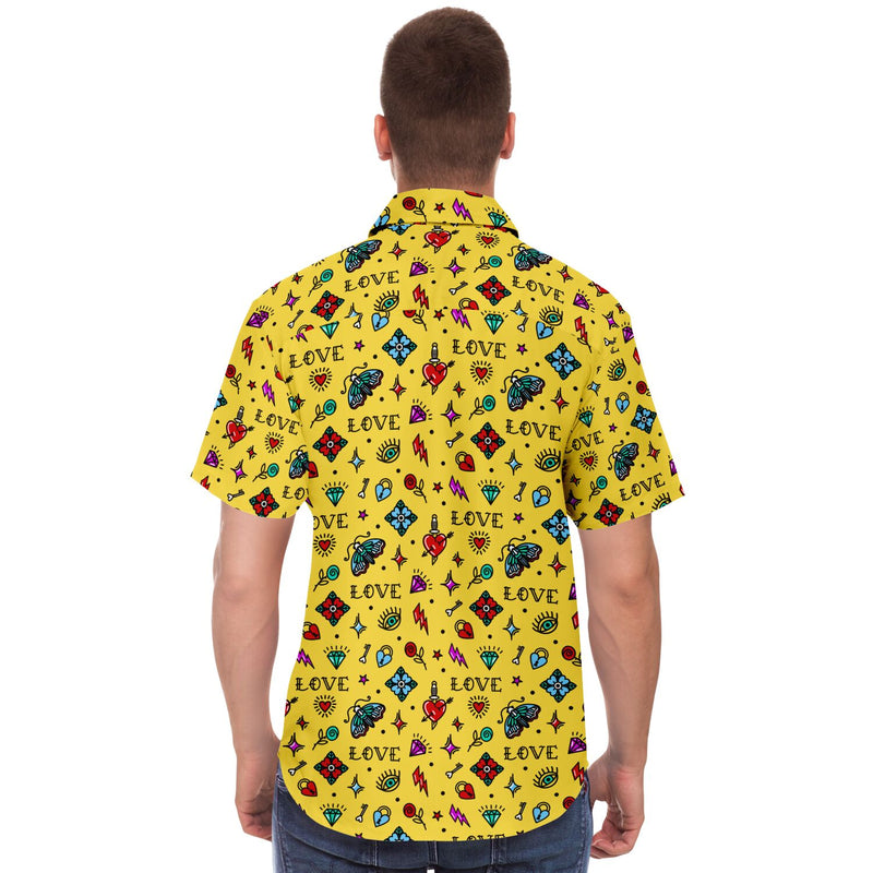 chemise à col homme manches courtes Esprit Taouages
