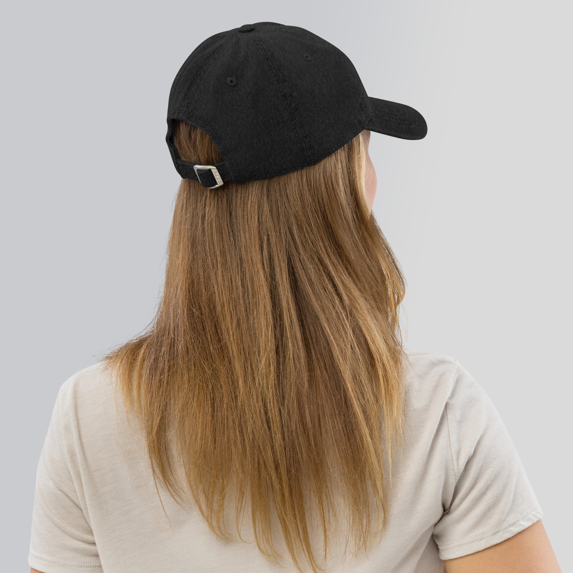 Casquette en jean pour femme - FLOWER POWER
