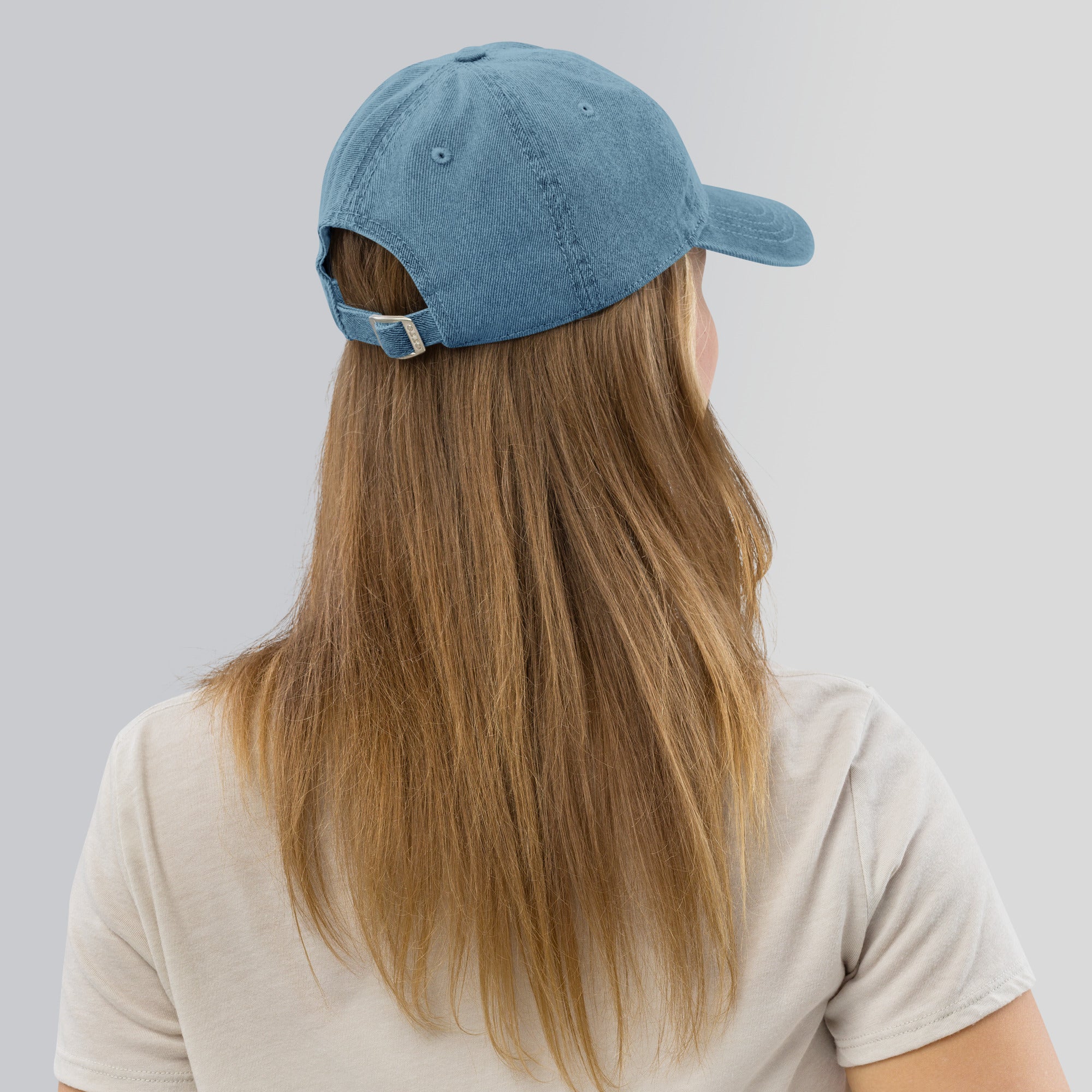 Casquette en jean pour femme - FLOWER POWER