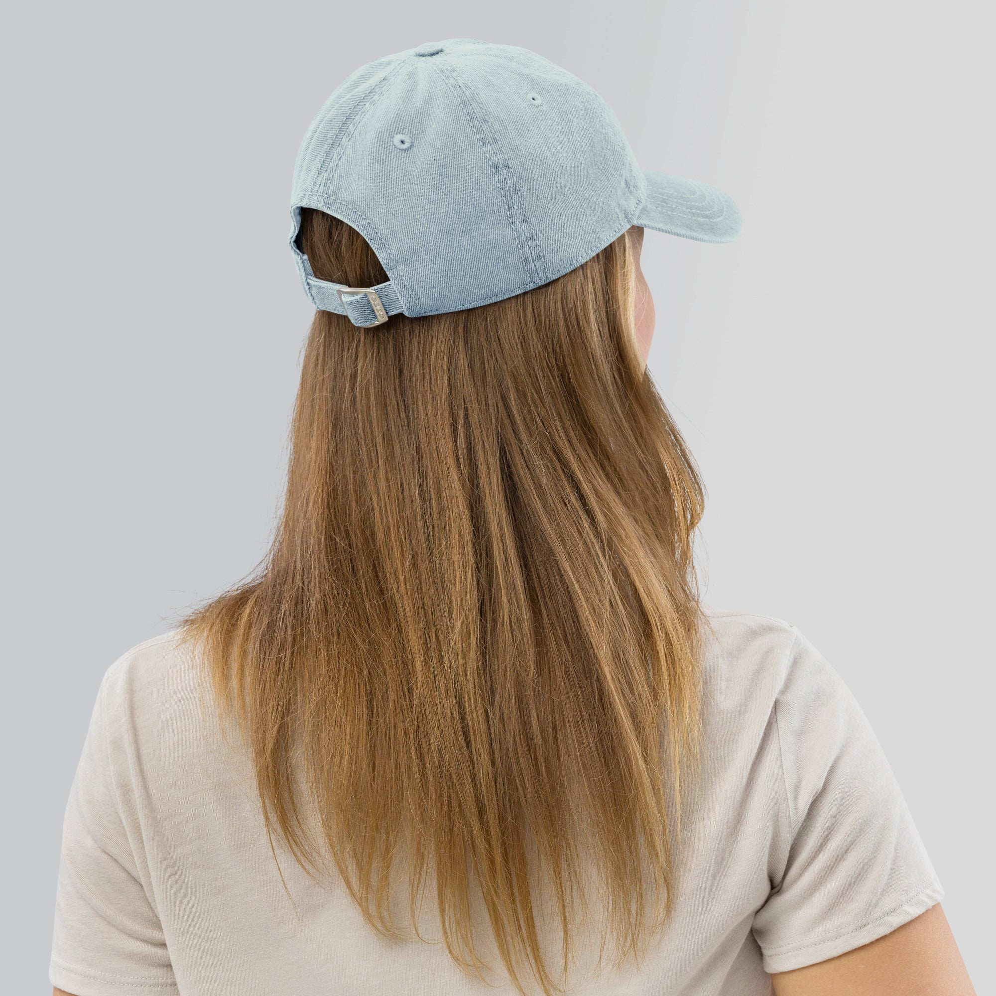 Casquette en jean pour femme - FLOWER POWER