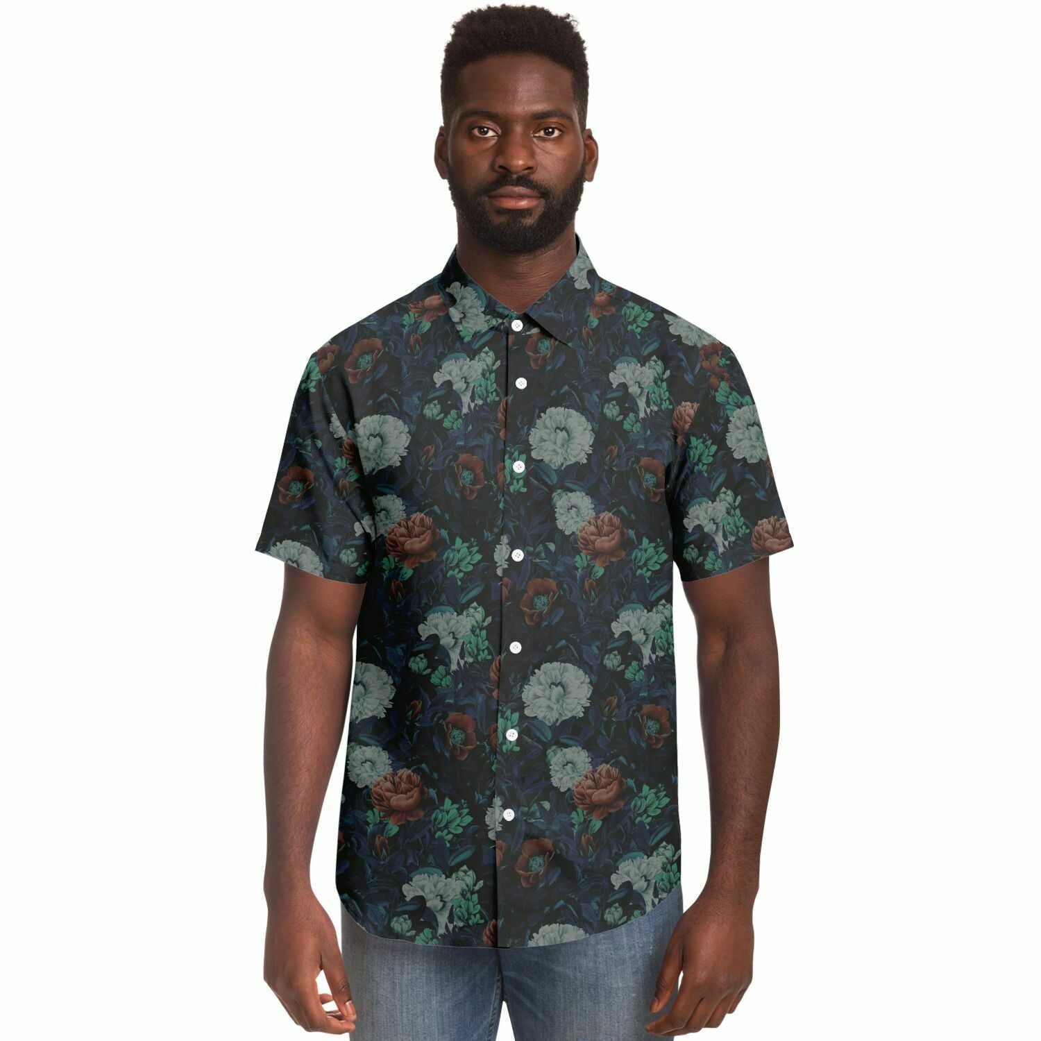 chemise vintage à fleurs pour homme