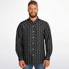 chemise pour homme manches longues coloris marine
