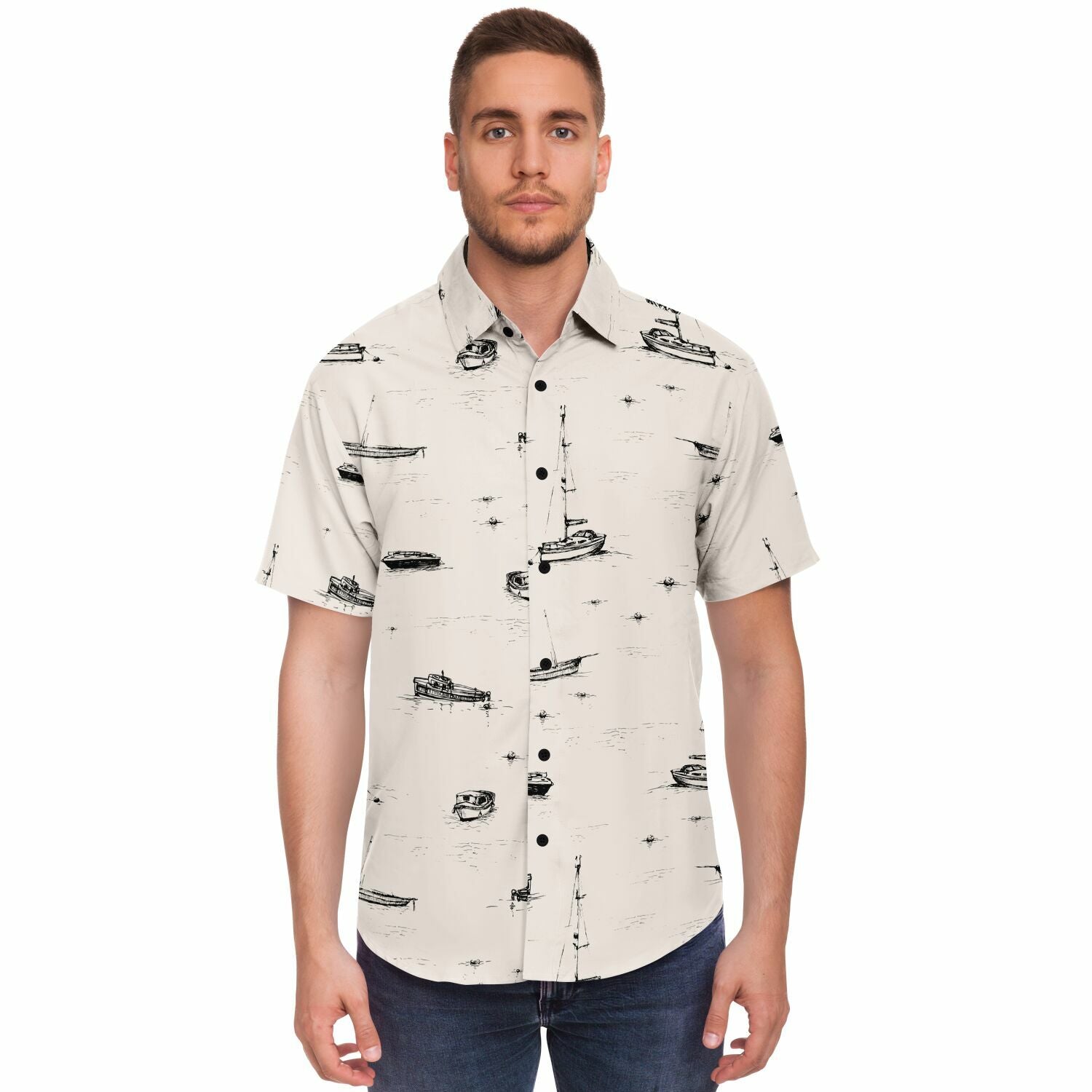 chemise estivale homme manches courtes