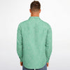 chemise tendance homme verte à motifs
