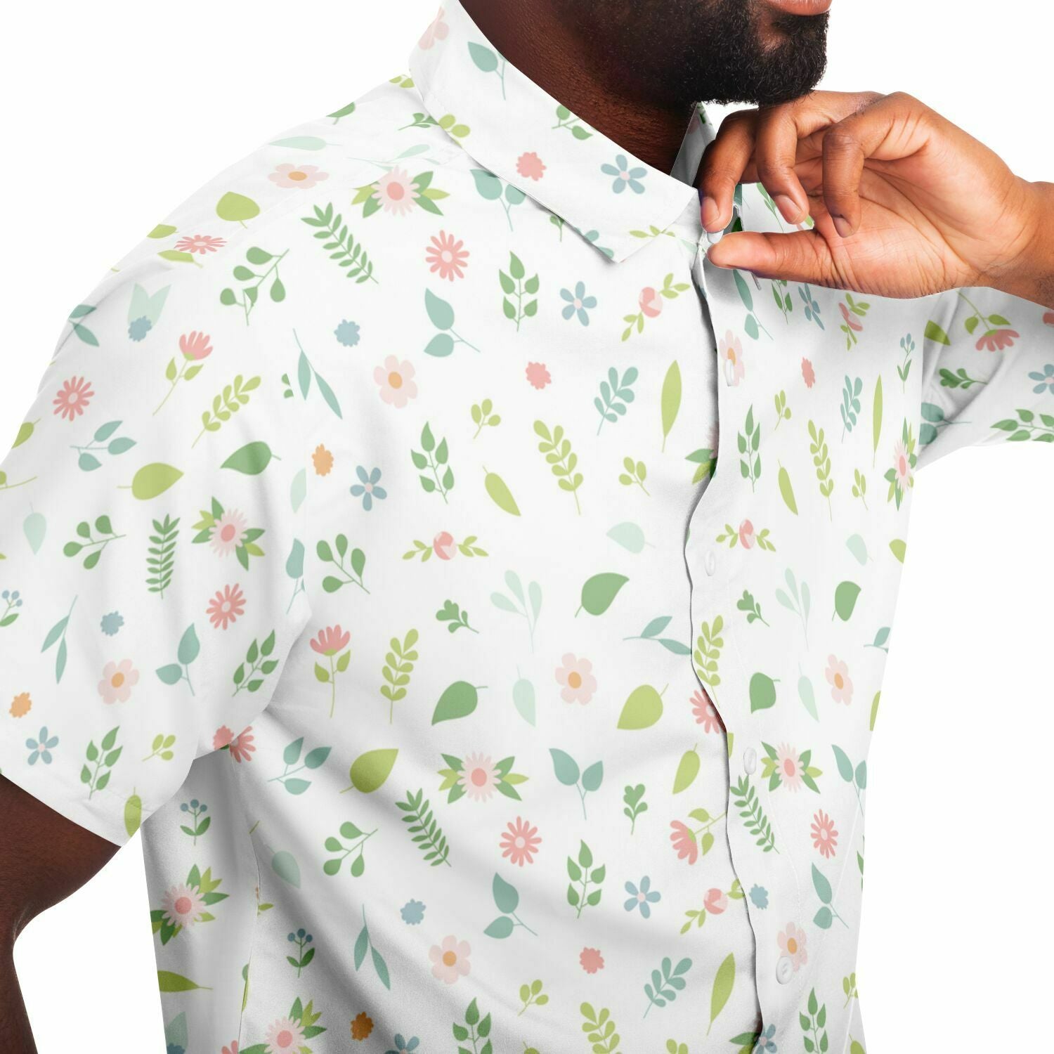 chemise homme fleurie