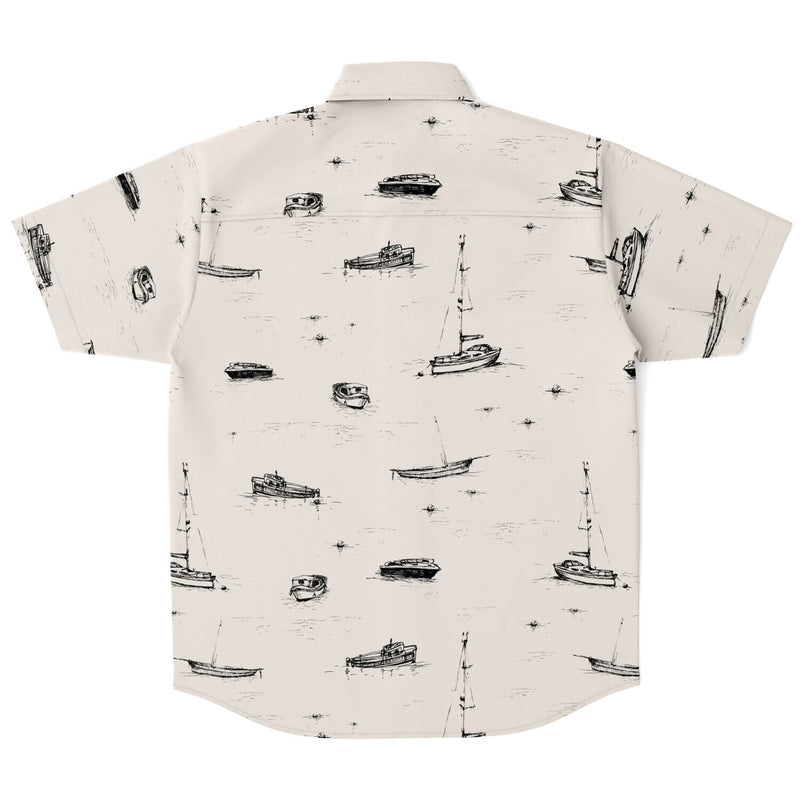 chemise tendance homme manches courtes