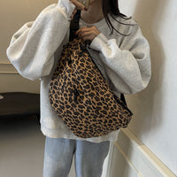 Sac banane XXL léopard brun
