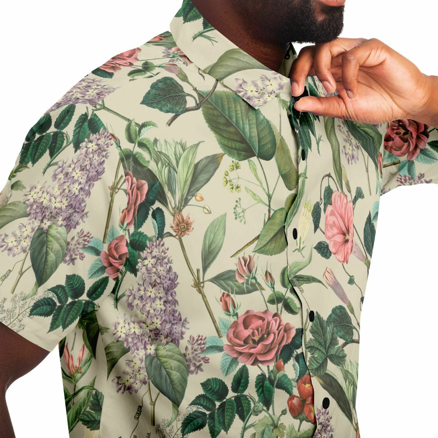 chemise à fleurs moderne pour homme