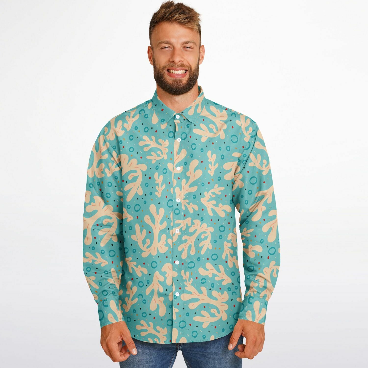 chemise homme avec motifs marins