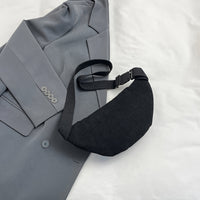 Sac banane velours côtelé beige – vue 2