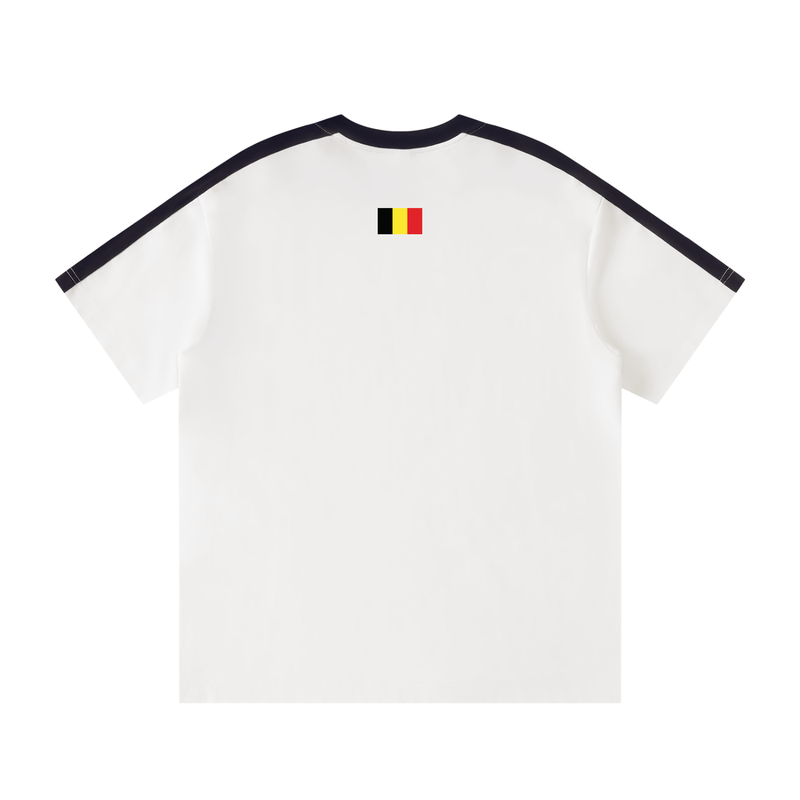 Unisex Colorblock Striped T-Shirt