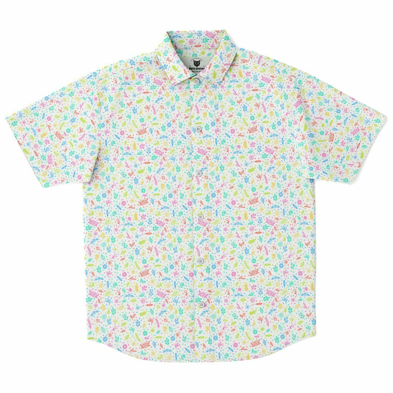 chemise casual homme à fleurs
