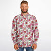 mode masculine chemise blanche à fleurs