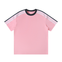 T-shirt Bandes Épaule Original Noir — Streetwear Casual Belge