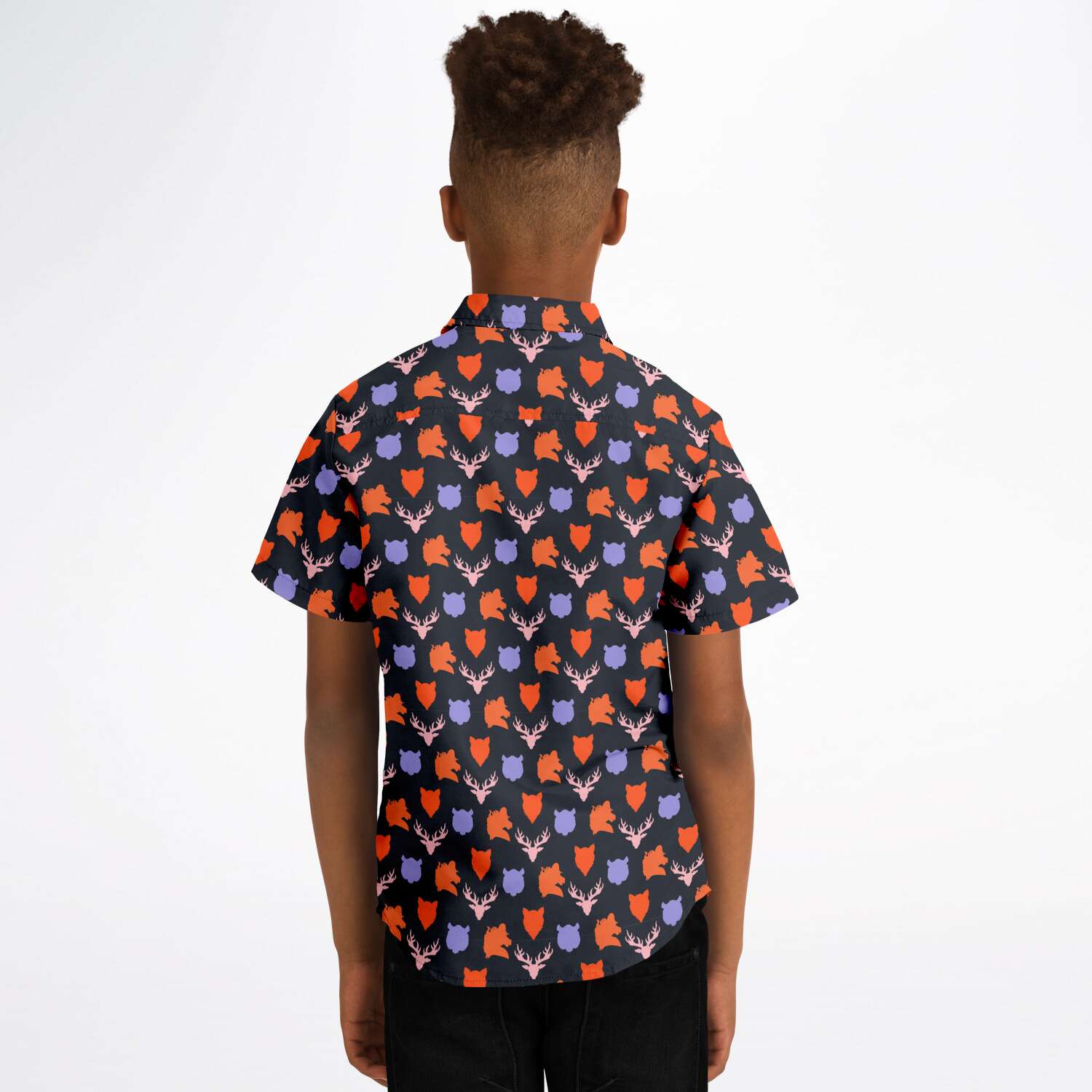 chemise tendance garçon manches courtes