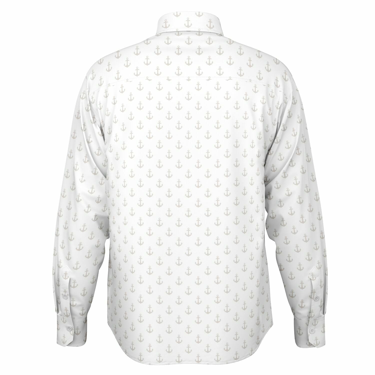 chemise élégante blanche avec encres marines