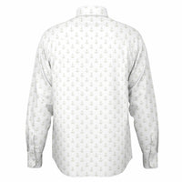 chemise élégante blanche avec encres marines