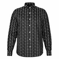 chemise marine à manches longues pour homme