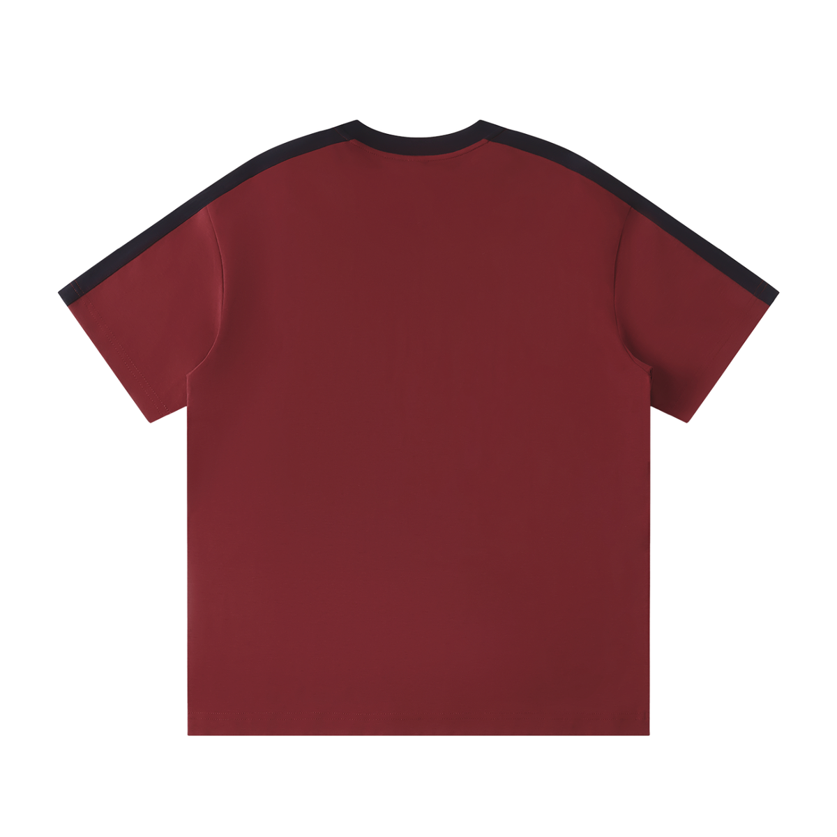 T-shirt Bandes Épaule Original Noir — Streetwear Casual Belge