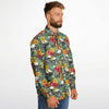 chemise streetwear homme têtes de morts fleurs