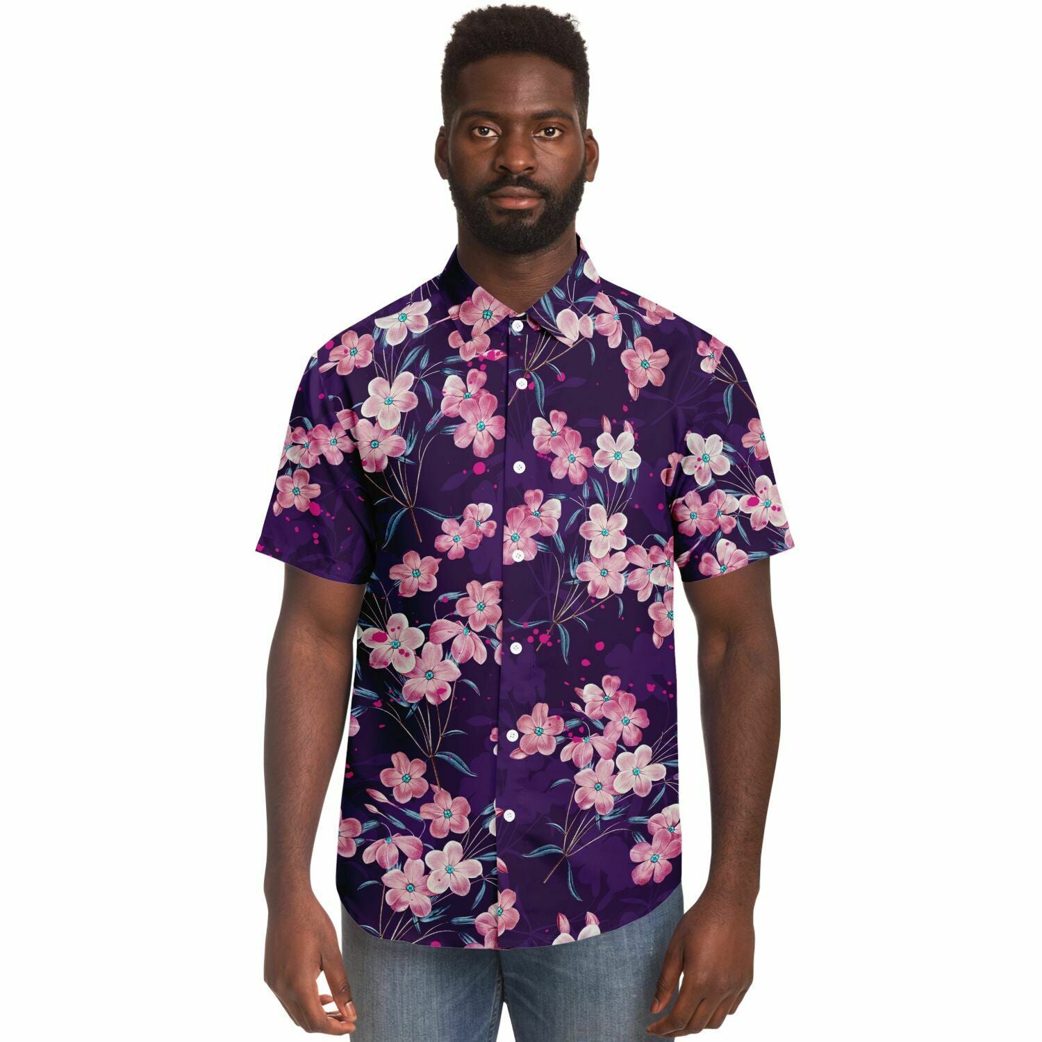 chemise homme printemps été à fleurs