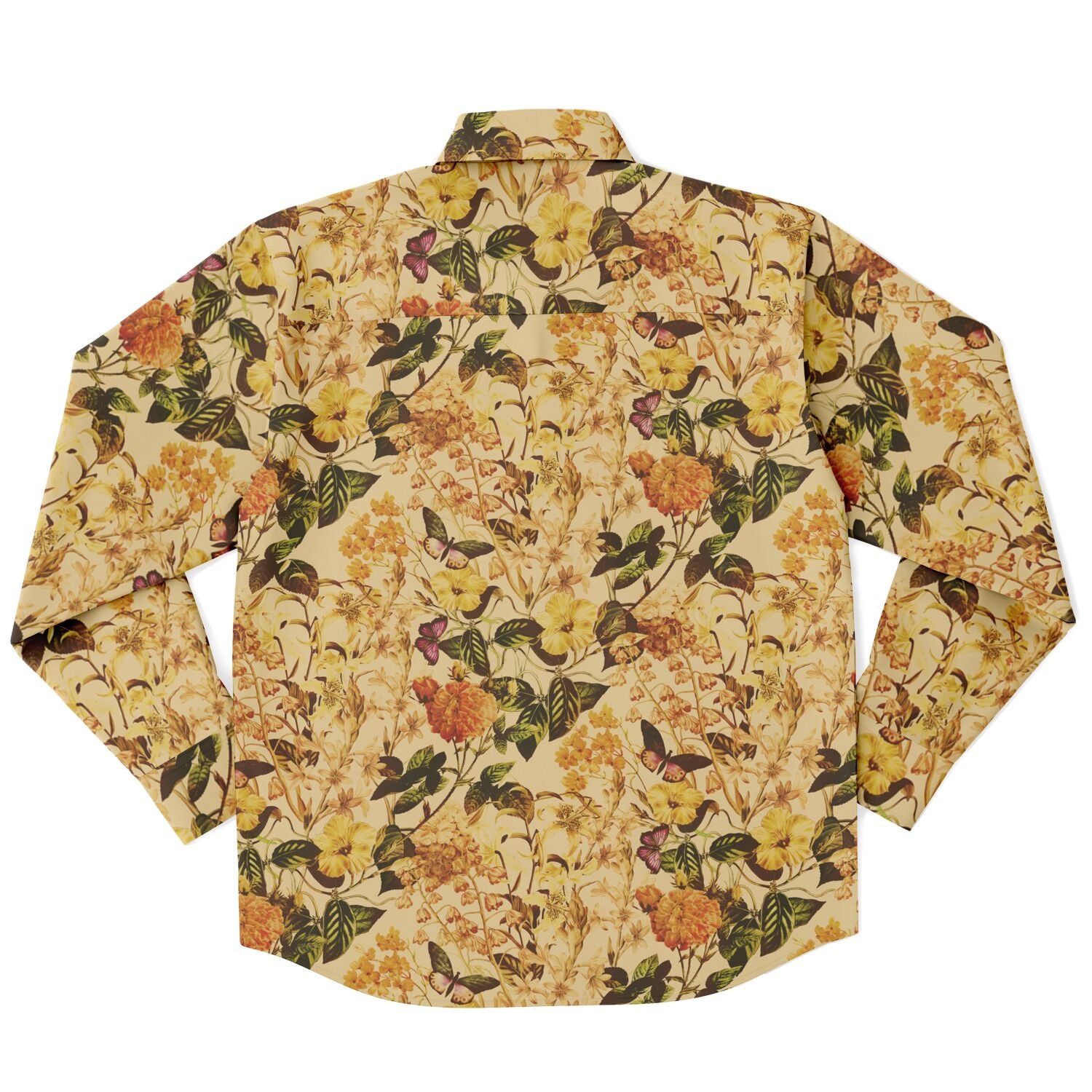 chemise à fleurs pour homme couleur beige