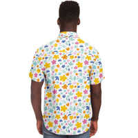 chemise décontractée homme fleurs