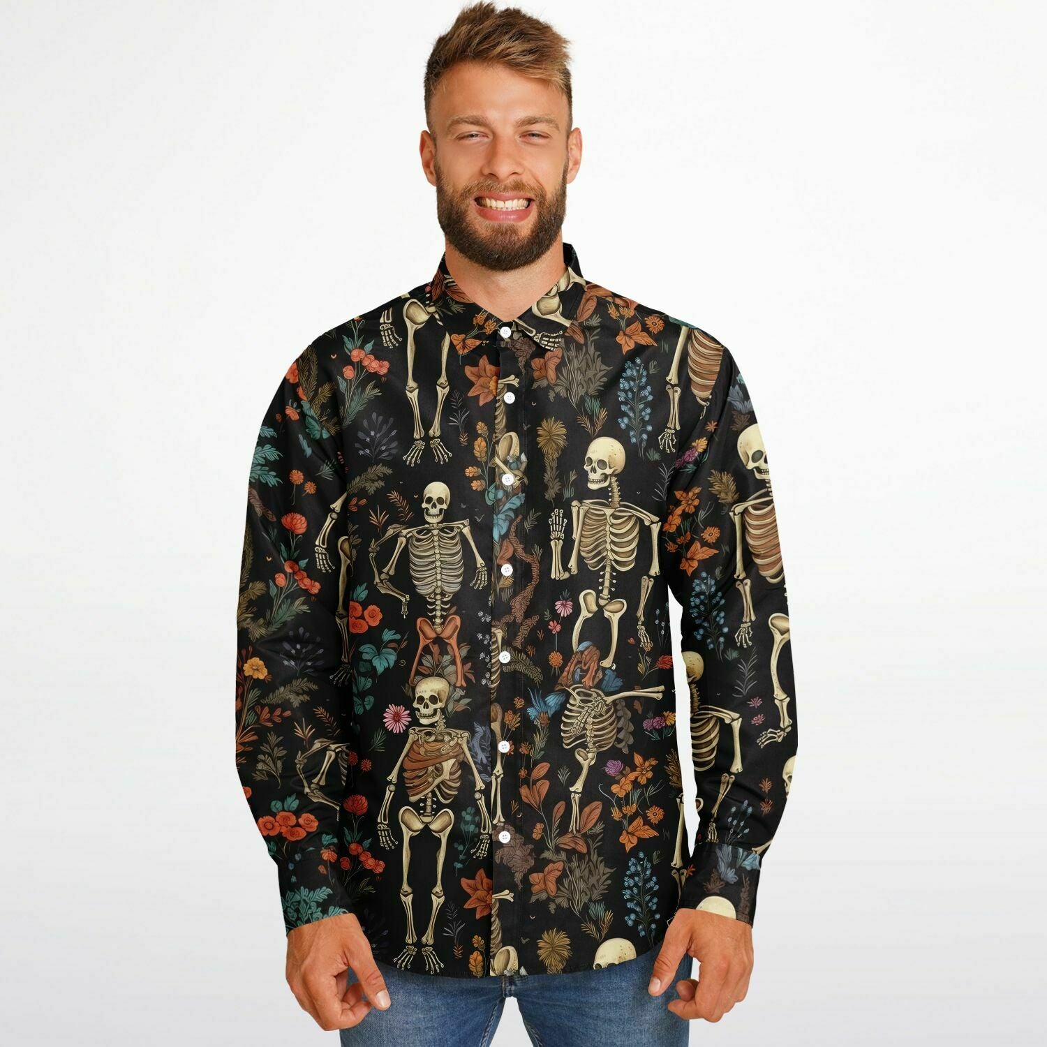 chemise skeleton confortable homme