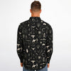 chemise homme noire élégante manches longues