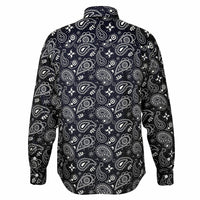 Chemise Homme noire Bandana - Manches Longues