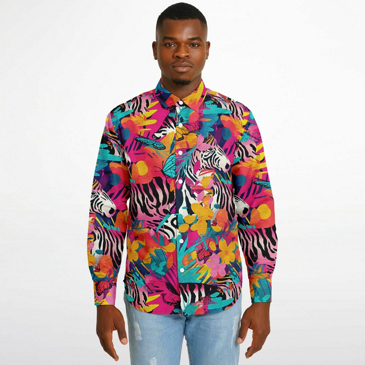 chemise homme style zèbre