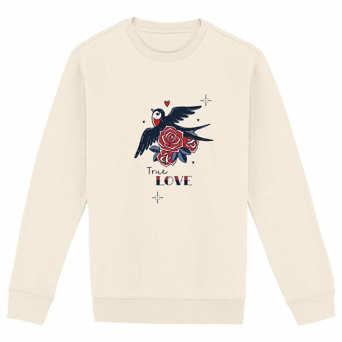 Pull - TRUE LOVE - face_ivoire