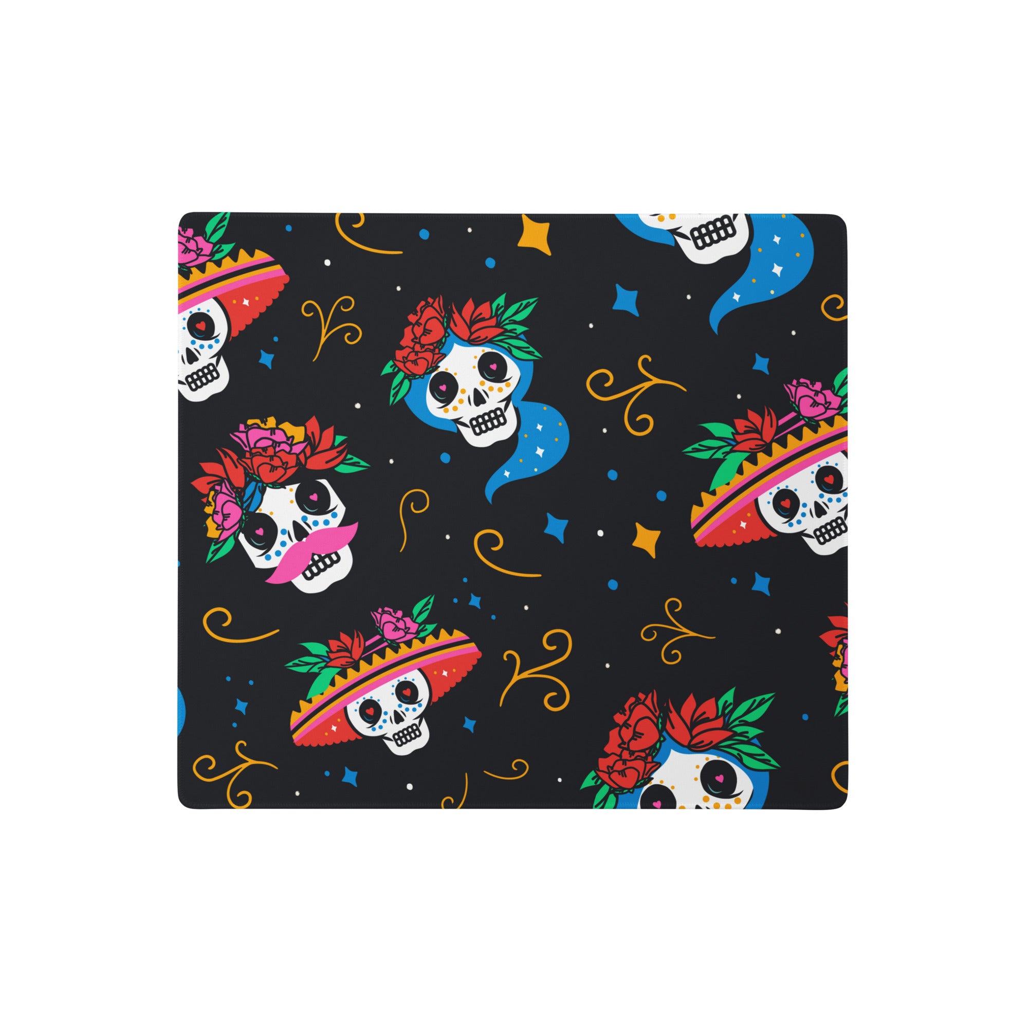 Tapis de souris gaming XXL - Tête de mort mexicaine
