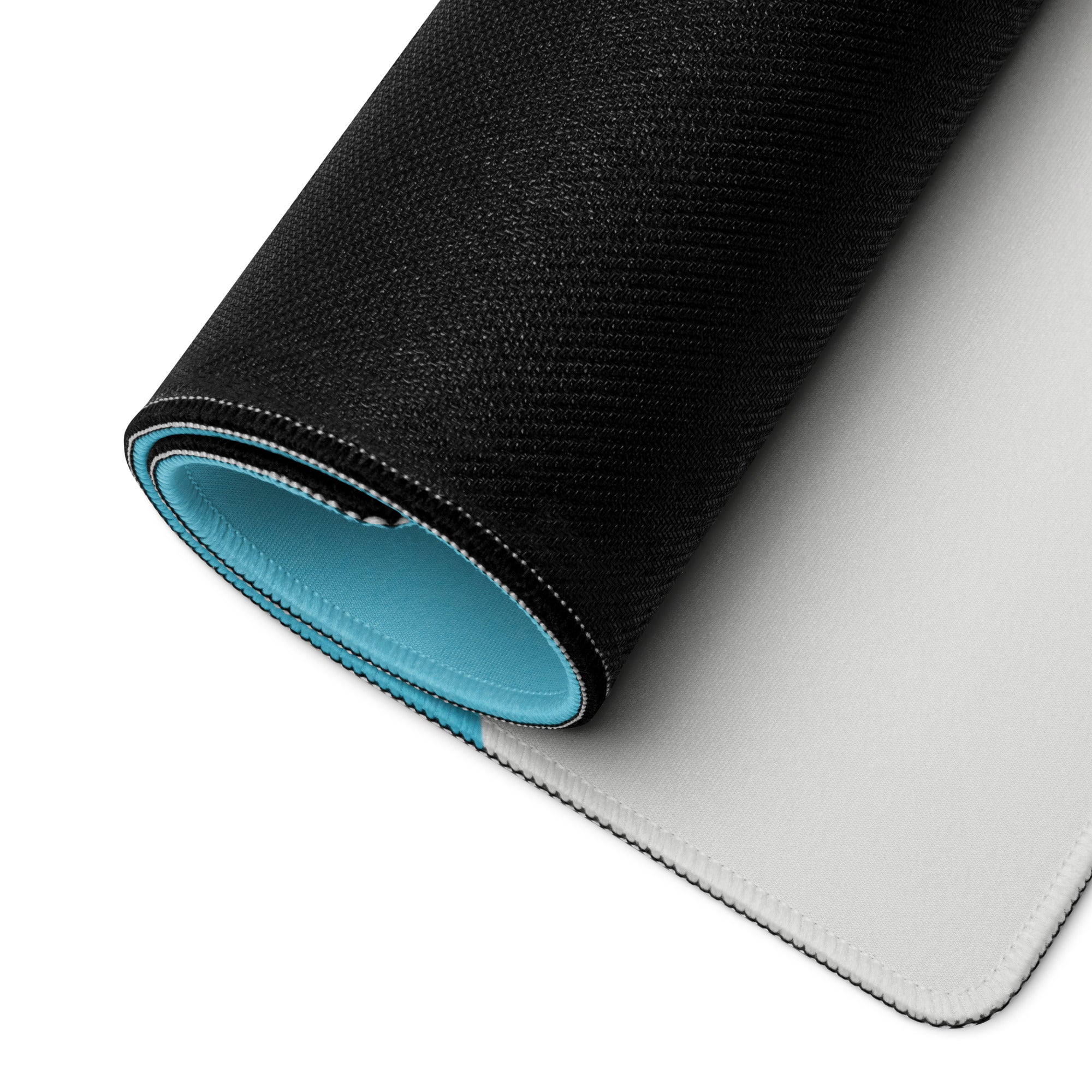 Tapis de souris gaming XXL - Bleu blanc rouge jaune