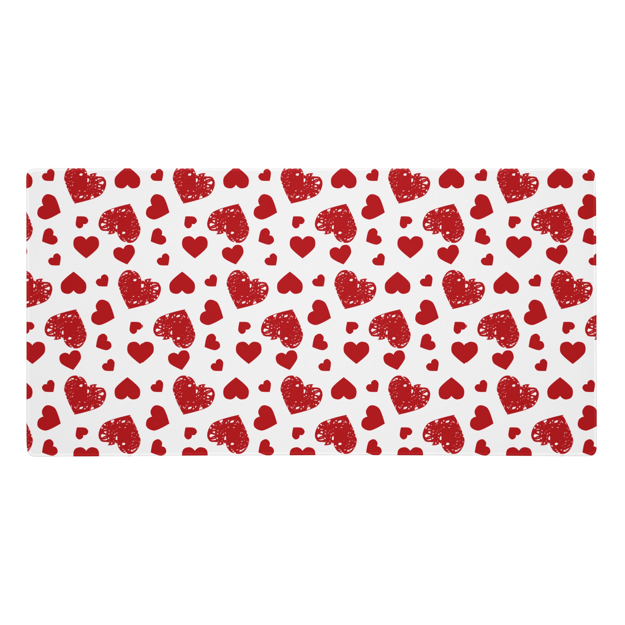 Tapis de souris gaming XXL - Coeurs in love