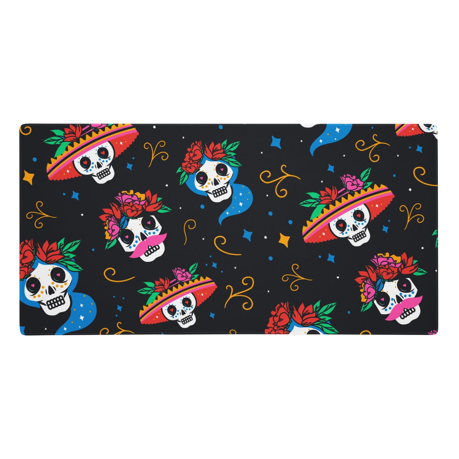 Tapis de souris gaming XXL - Tête de mort mexicaine