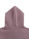 Capuche du hoodie belge Le Pays de la Frite vue de profil, coupe oversize