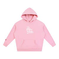 Hoodie belge original Le Pays de la Frite rose, sweat a capuche oversize CHT M Boutique