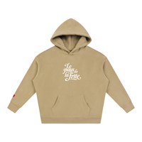 Hoodie belge original Le Pays de la Frite sable, sweat a capuche oversize CHT M Boutique