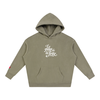 Hoodie belge original Le Pays de la Frite taupe, sweat a capuche oversize CHT M Boutique